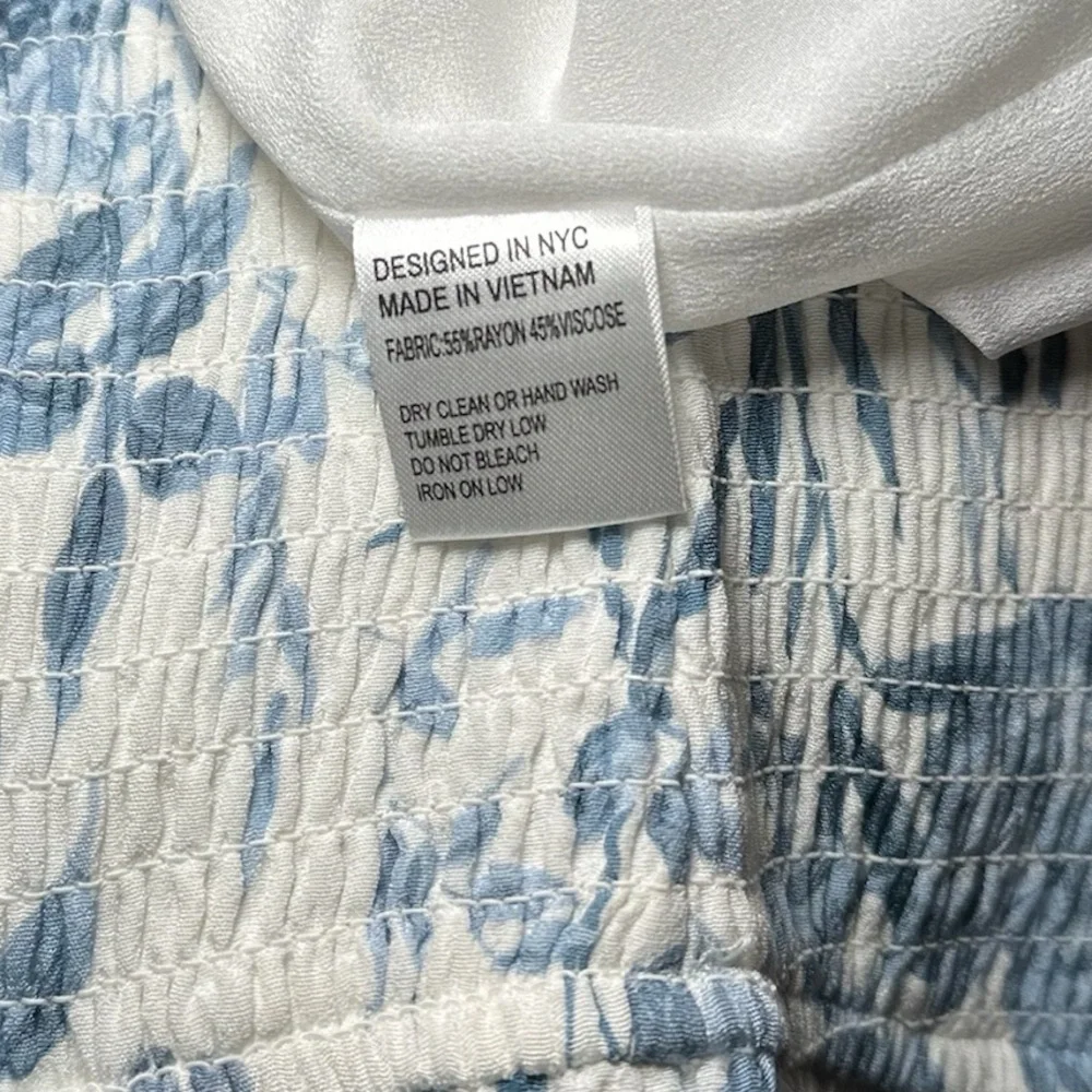 Yumi Kim | Trisha Dress In Lunar Garden Cyan Size: Medium - Picture 5 of 5